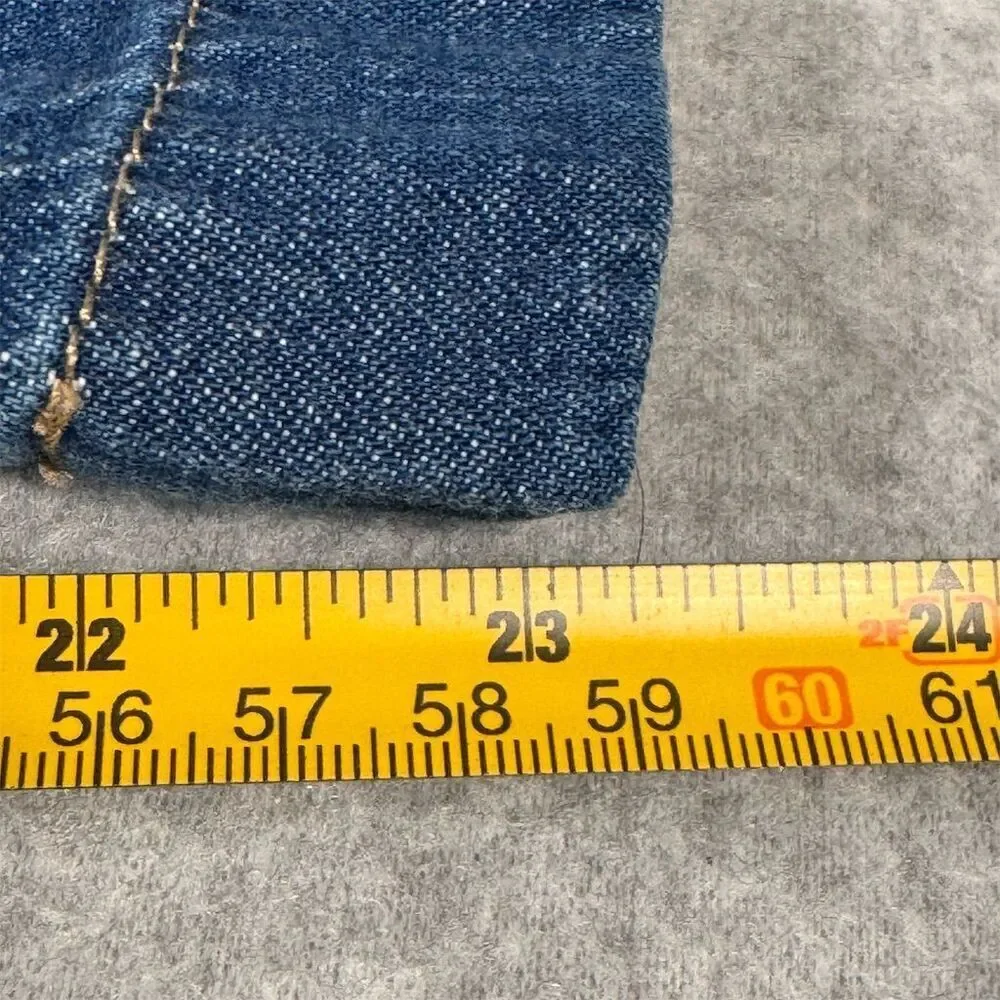 Lauren Ralph Lauren Black Label Women's Size 8 Wide Leg High Waist Cropped Jeans